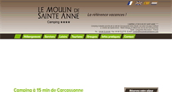 Desktop Screenshot of moulindesainteanne.com